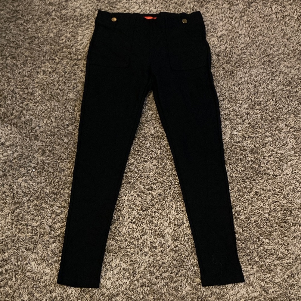 Butterfly Black Leggings/Skinny Pants